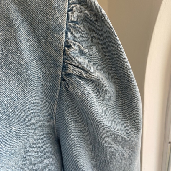 ASOS Denim Lightwash Top US Size 14/ UK 18 NWT - Picture 4 of 13